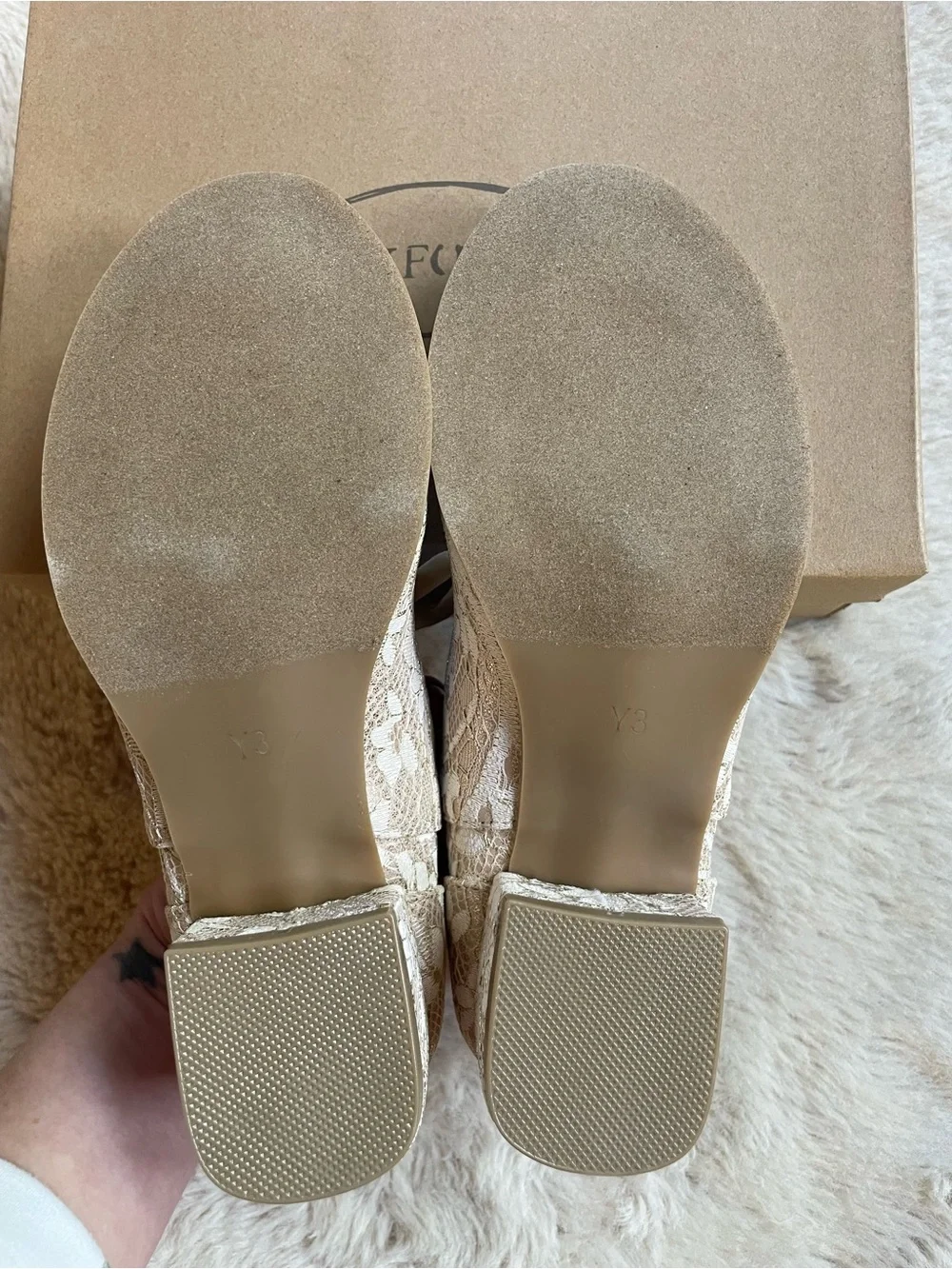 Joyfolie | Tribeca Bootie in Cream | Y3